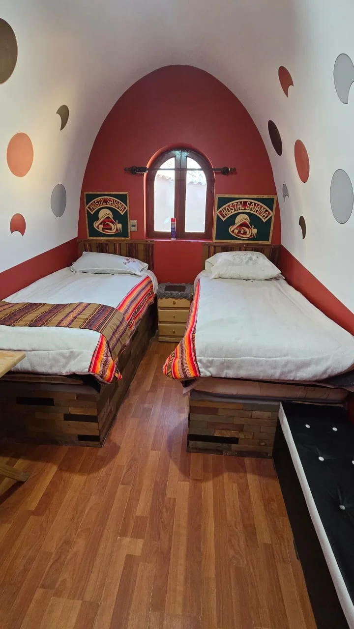 Habitación doble del Hostal Sajama